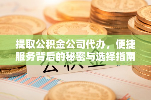 革吉提取公积金公司代办，便捷服务背后的秘密与选择指南